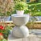 Glitzhome® 18" Multi-Functional Terrazzo Garden Stool